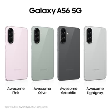 Samsung Galaxy A56 5G älypuhelin 8/256 GB (vaaleanpunainen)
