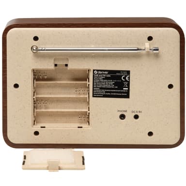 Denver Osittain biomuovista valmistettu DAB+&FM-radio