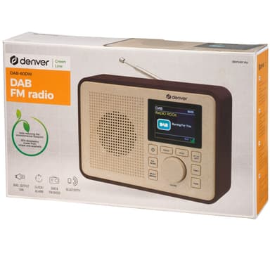 Denver DAB+&FM-Radio Delvis gjord av Bioplast