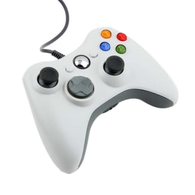 Käsiohjain Xbox 360:lle (valkoinen)