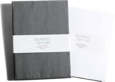 Queen Anne Dra-På-Lakan Grå 120X200 Qa