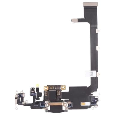 Latausliitin iPhone 11 pro max:lle, Latausliitännän joustokaapeli, musta