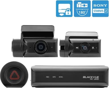 BlackVue DR970X-2CH Box IR Plus 64 Gt -kaksikanavainen autokamera
