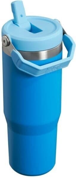Stanley The IceFlow Flip Straw Tumbler termospullo, sininen, 890 ml