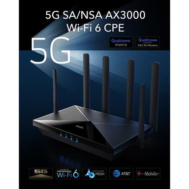 CUDY 5G Router P5 REL16/WF6 AX3000 Gigabit 2xSIM