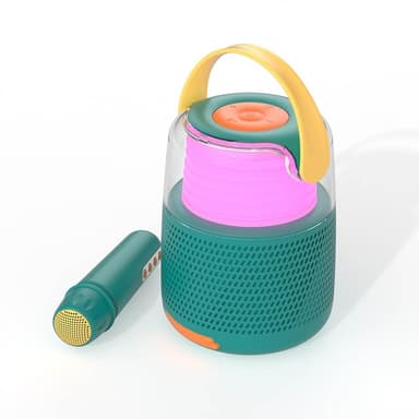 Mobility On Board MOB Speaker Karaoke Kit Mic LED Blue