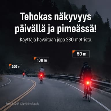 Fenix BC05R V2.0 -takavalo, 15 lm