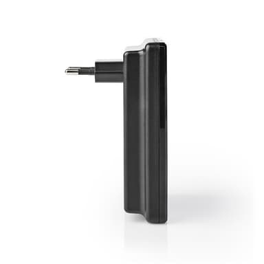 Nedis Langaton Ovikellosarja | Verkkovirtakäyttöinen | 220 - 240 V AC 50 Hz | 1x CR2032 | Äänenvoimakkuus: 80 dB | Signaalin kantama: 300 m | IP44 | Säädettävä äänenvoimakkuus | 36 Melodiaa | 1 Vastaanotin | Musta