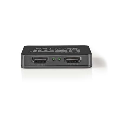 Nedis HDMI ™ Jakaja | 2-Porttinen port(s) | HDMI™ tulo | 2x HDMI™ lähtö | 4K@30Hz | 2.25 Gbps | ABS-Muovi / PVC | Musta