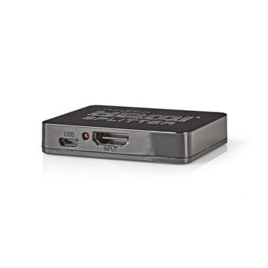Nedis HDMI ™ Jakaja | 2-Porttinen port(s) | HDMI™ tulo | 2x HDMI™ lähtö | 4K@30Hz | 2.25 Gbps | ABS-Muovi / PVC | Musta