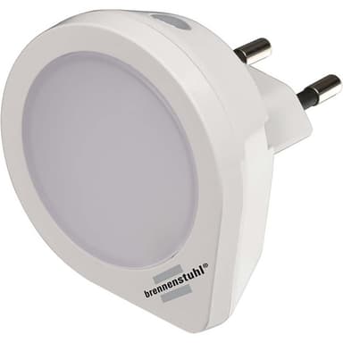 brennenstuhl LED-yövalo hämärätunnistimella / yövalopistorasia (hellävarainen ja huomaamaton pistorasian valaisin erittäin alhaisella virrankulutuksella)