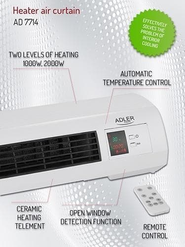 Adler Luftridå 2200 W