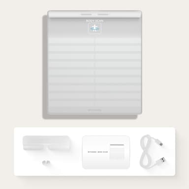 Withings Body Scan -älyvaaka, valkoinen