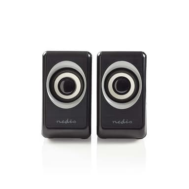 Nedis PC Kaiutin | 2.0 | 18 W | 3.5 mm uros | USB Virta | Äänenvoimakkuuden Säätö | Lähtöliitäntä