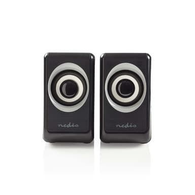 Nedis PC Kaiutin | 2.0 | 18 W | 3.5 mm uros | USB Virta | Äänenvoimakkuuden Säätö | Lähtöliitäntä