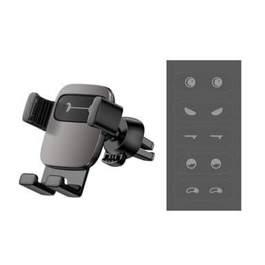 Baseus Cube - yleiskäyttöinen autoteline, musta