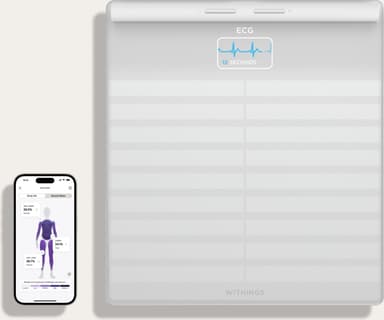 Withings Body Scan -älyvaaka, valkoinen