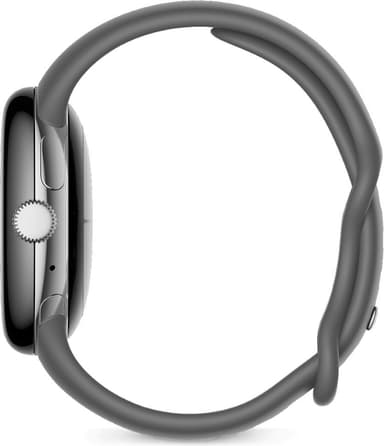 Google Pixel Watch WiFi  -älykello, Polished Silver / Charcoal