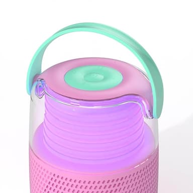 Mobility On Board MOB Speaker Karaoke Kit Mic LED Rosa