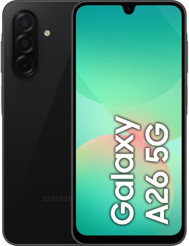 Samsung Galaxy A26 5G älypuhelin 8/256 GB (musta)