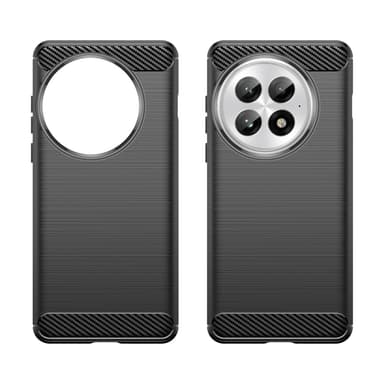 SKALO OnePlus 13 Armor Carbon Suojakuori - Musta