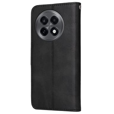 SKALO OnePlus 13R PU-nahka Lompakkokotelo - Musta