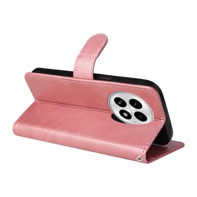 SKALO OnePlus 13 PU-nahka Lompakkokotelo - Pinkki