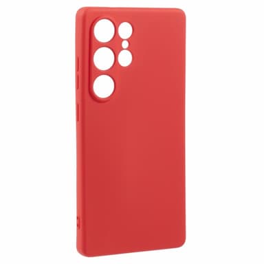 SKALO Samsung S25 Ultra Ultraohut TPU Suojakuori - Punainen