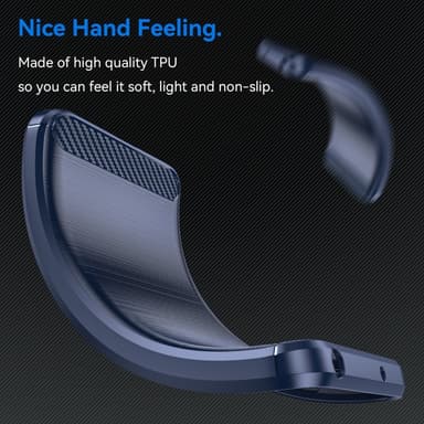 SKALO Samsung S25 Ultra Armor Carbon Suojakuori - Sininen