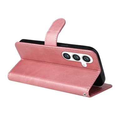 SKALO Samsung S25 PU-nahka Lompakkokotelo - Pinkki