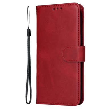 SKALO OnePlus 13 PU-nahka Lompakkokotelo - Punainen