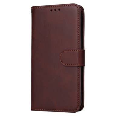 SKALO OnePlus 13R PU-nahka Lompakkokotelo - Ruskea
