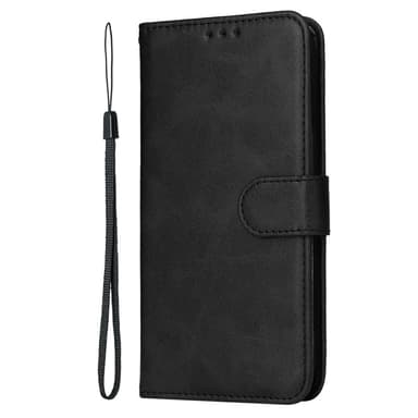 SKALO Motorola Moto G15 4G PU-nahka Lompakkokotelo - Musta