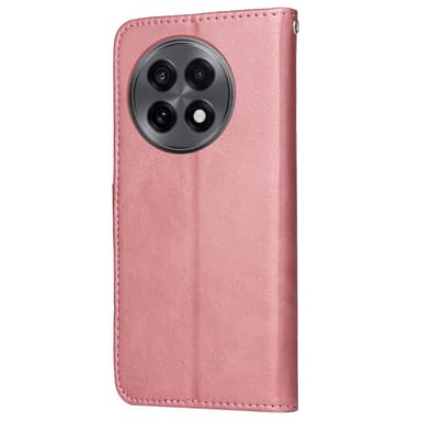 SKALO OnePlus 13R PU-nahka Lompakkokotelo - Pinkki
