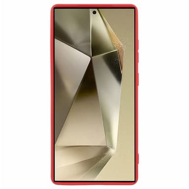 SKALO Samsung S25 Ultra Ultraohut TPU Suojakuori - Punainen
