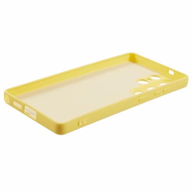 SKALO Samsung S25 Ultra Ultraohut TPU Suojakuori - Keltainen