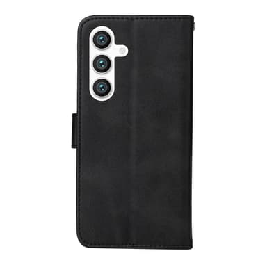 SKALO Samsung S25 PU-nahka Lompakkokotelo - Musta