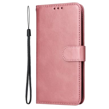 SKALO OnePlus 13 PU-nahka Lompakkokotelo - Pinkki