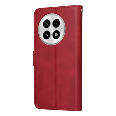 SKALO OnePlus 13 PU-nahka Lompakkokotelo - Punainen