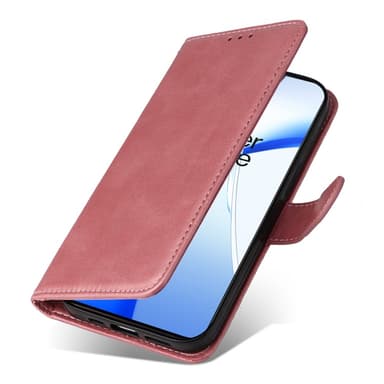 SKALO OnePlus 13R PU-nahka Lompakkokotelo - Pinkki