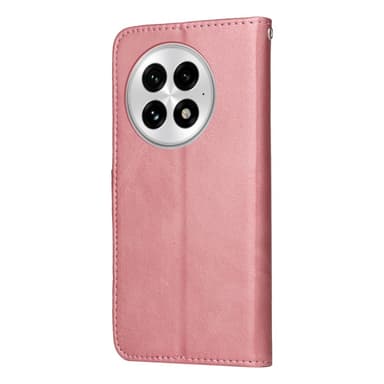 SKALO OnePlus 13 PU-nahka Lompakkokotelo - Pinkki