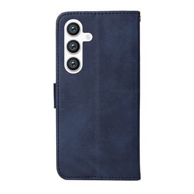 SKALO Samsung S25 PU-nahka Lompakkokotelo - Sininen