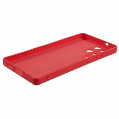 SKALO Samsung S25 Ultra Ultraohut TPU Suojakuori - Punainen
