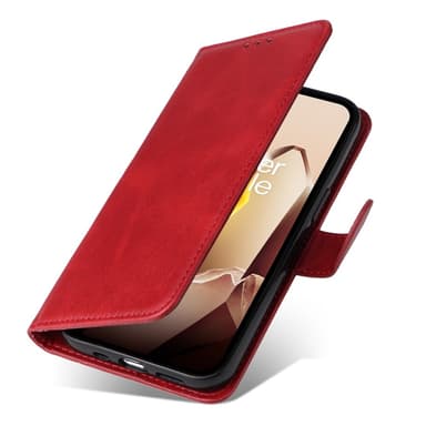 SKALO OnePlus 13 PU-nahka Lompakkokotelo - Punainen