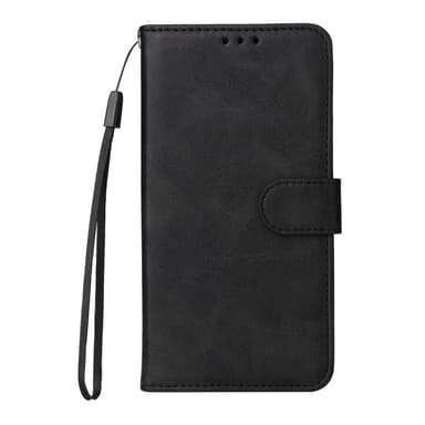 SKALO Samsung S25 PU-nahka Lompakkokotelo - Musta