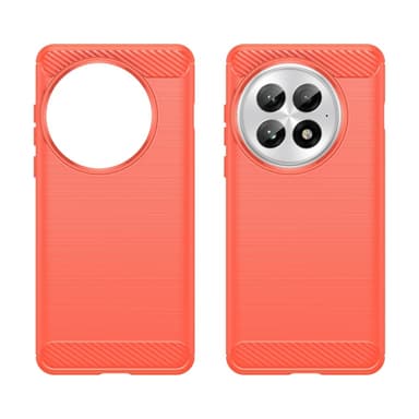 SKALO OnePlus 13 Armor Carbon Suojakuori - Punainen