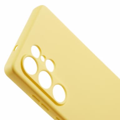 SKALO Samsung S25 Ultra Ultraohut TPU Suojakuori - Keltainen
