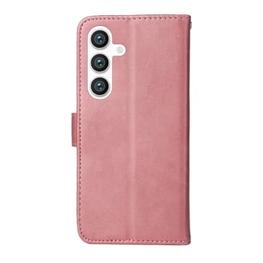 SKALO Samsung S25 PU-nahka Lompakkokotelo - Pinkki