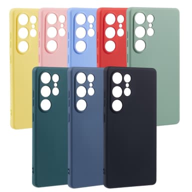 SKALO Samsung S25 Ultra Ultraohut TPU Suojakuori - Violetti