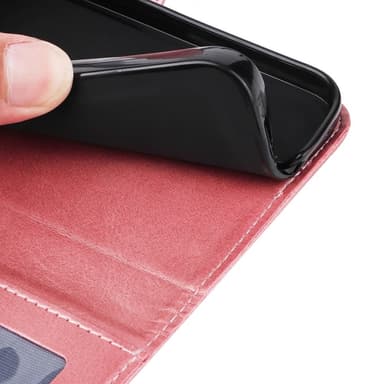 SKALO OnePlus 13R PU-nahka Lompakkokotelo - Pinkki